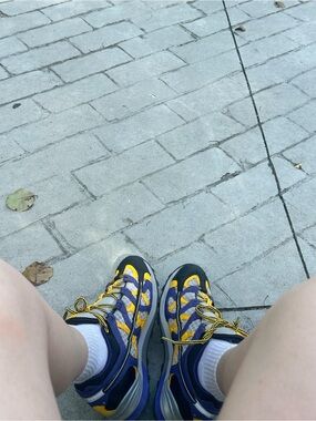 La Sportiva Purple and Yellow Women's Trail Sneakers